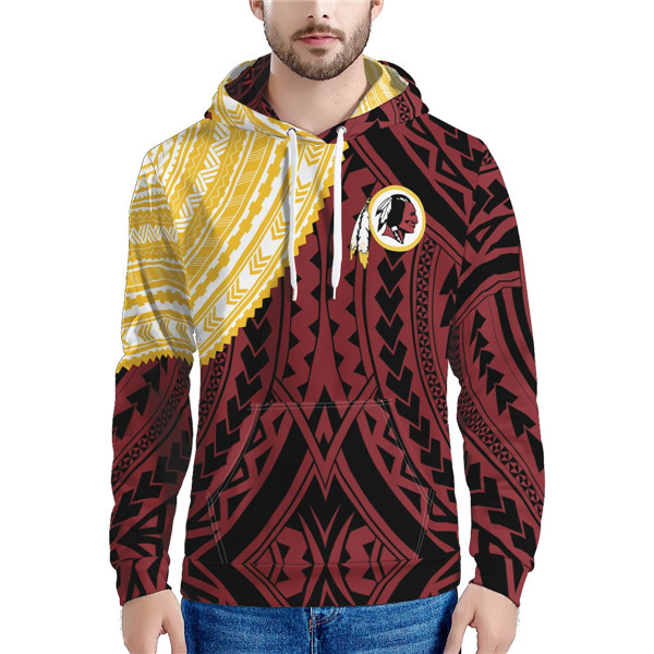 Men's Washington Football Team Red Hoodie - Click Image to Close